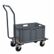 Chariot FIMM 250 kg 720 x 450 mm dossier fixe roues Ø 125 mm 