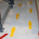 Marquage au sol "Pas" 84x280mm