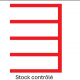 VSM - Picto STOCK CTRL - bloc 25 feuillets repositionnables