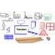 VSM - KIT de 17 Pictos pour cartographie VSM 