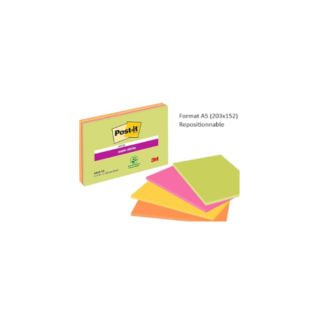 VSM - 4 blocs feuillets A5 repositionnables 