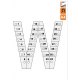 Indicateur Visuel Blanc "W" magnétique, effaçable à sec - A4
