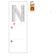 Indicateur Visuel "N" magnétique, effaçable à sec