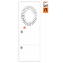 Indicateur Visuel "O" magnétique, effaçable à sec