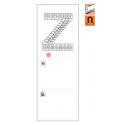 Indicateur Visuel "Z" magnétique, effaçable à sec