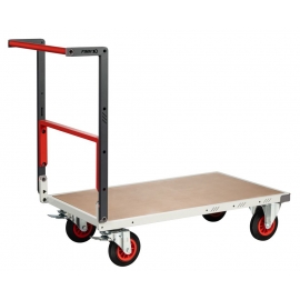 Chariot FIMM dossier repliable 1000x600mm plateau médium roues CC 400 kg