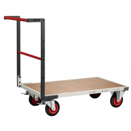 Chariot FIMM dossier fixe 1000x600mm plateau médium roues CC 400 kg