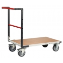 Chariot FIMM dossier fixe 1000x600mm plateau médium roues TPE 400 kg