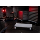 Chariot FIMM dossier fixe 1000x600mm plateau mélaminé roues TPE 250kg