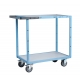 Servante FIMM 250 kg 2 plateaux 850x500mm mélaminé 
