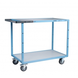 Servante FIMM 250 kg 2 plateaux 1000x600mm mélaminé mécanosoudé