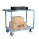 Servante FIMM 250 kg 2 plateaux 1000x600mm mélaminé mécanosoudé
