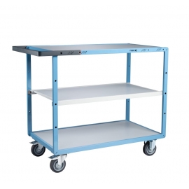 Servante FIMM 250 kg 3 plateaux 1000x600mm mélaminé mécanosoudé