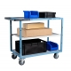 Servante FIMM 250 kg 3 plateaux 1000x600mm mélaminé mécanosoudé