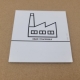VSM - Picto USINE - bloc 25 feuillets repositionnables