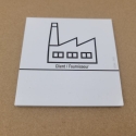 VSM - Picto USINE - bloc 25 feuillets repositionnables