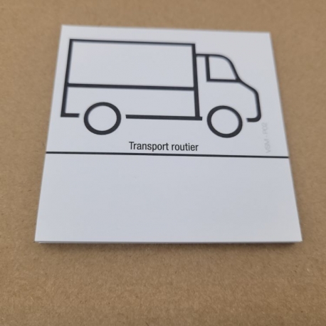 VSM - Picto CAMION - bloc 25 feuillets repositionnables