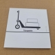 VSM - Picto TRANSPALETTE - bloc 25 feuillets repositionnables