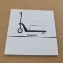 VSM - Picto TRANSPALETTE - bloc 25 feuillets repositionnables