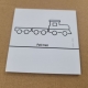 VSM - Picto PETIT TRAIN - bloc 25 feuillets repositionnables