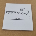 VSM - Picto PETIT TRAIN - bloc 25 feuillets repositionnables