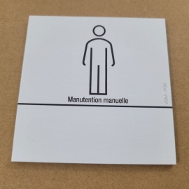 VSM - Picto MANUEL - bloc 25 feuillets repositionnables