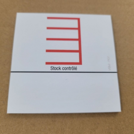 VSM - Picto STOCK CTRL - bloc 25 feuillets repositionnables