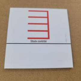 VSM - Picto STOCK CTRL - bloc 25 feuillets repositionnables