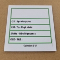 VSM - Picto OPE à VA - bloc 25 feuillets repositionnables