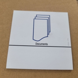 VSM - Picto DOCUMENT - bloc 25 feuillets repositionnables