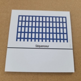 VSM - Picto SEQUENCEUR - bloc 25 feuillets repositionnables