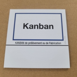 VSM - Picto KANBAN - bloc 25 feuillets repositionnables