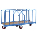 Chariot FIMM 1200 kg 2000 x 800 mm 2 ridelles amovibles tube 