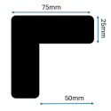  Angle Arrondi 75x75x25mm- Marquage au sol