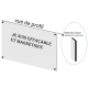 Panneau DIBOND 250x120 Magnétique Effaçable