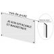 Panneau DIBOND 120x120 Magnétique Effaçable