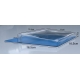 Support magnétique A5 avec pochette transparente en plastique souple pour stocker documents A5 - 6 couleurs au choix