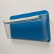 Support magnétique A5 avec pochette transparente en plastique souple pour stocker documents A5 - 6 couleurs au choix