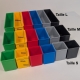 Boite en plastique rigide pour tout usage : 3 dimensions, 6 couleurs et 3 types de fixation