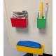 Boite en plastique rigide pour tout usage : 3 dimensions, 6 couleurs et 3 types de fixation