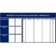 Management visuel - Tableau sur-mesure, imprimé, effaçable et magnétique d'amélioration de la performance industrielle