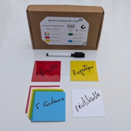 Etiquettes 75x75mm Scrum Board Magnétiques Effaçables - 75x75mm