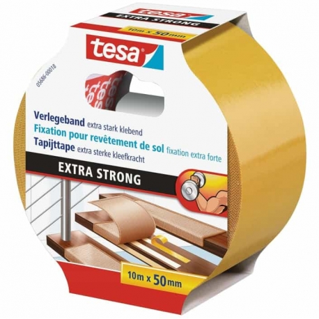 Rouleau de scotch double face fin longueur 25 mètres par 50mm de largeur