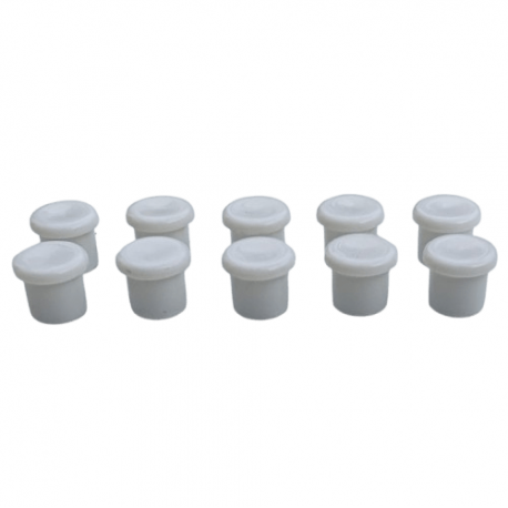 1 Lot de 10 aimants blancs - Diamètre 10mm