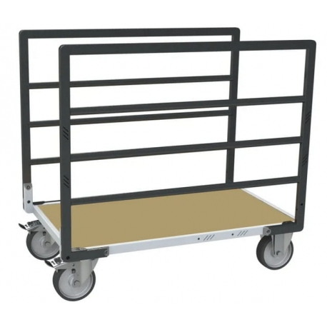 Chariot modulaire FIMM 500 kg 1000 x 600 mm avec 2 ridelles 