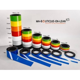 Bande magnétique de COULEUR 5m x 50mm 