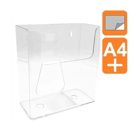 Boite plexiglass A4+ adhésive
