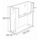 Boite plexiglass A4 avec trous pour vis