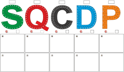 Exemple de management visuel SQCDM - SQCDP - Lean Management - www.ma-boutique-en-lean.fr