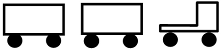 VSM - Symbole petit train logistique